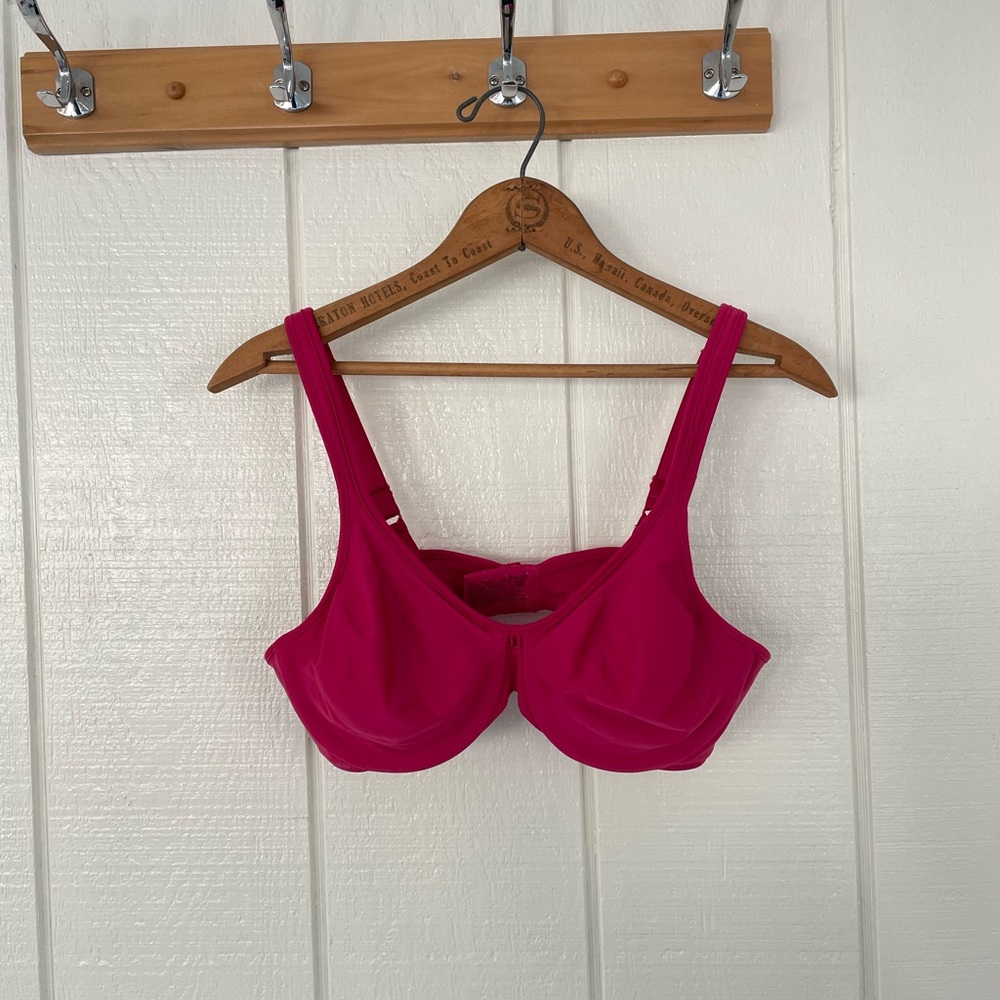 Bali lined underwire bra in magenta